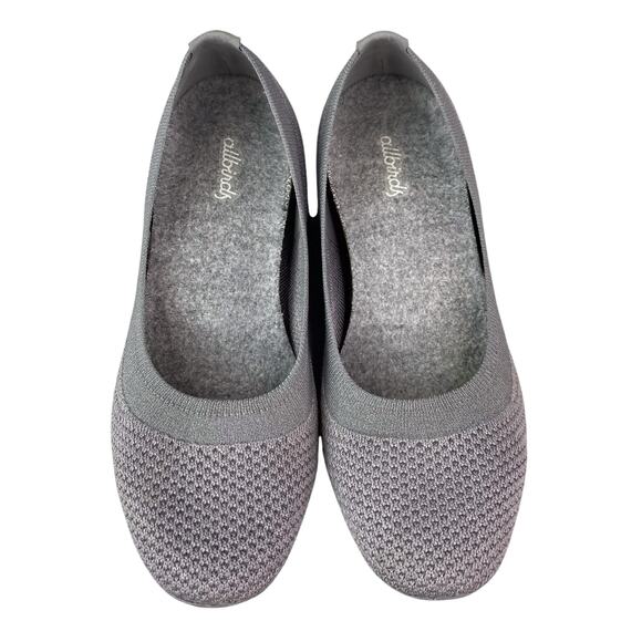Allbirds Tree Breezers Women's Size 7.5 Grey Lightweight Slip On Ballet Flat - Picture 1 of 8